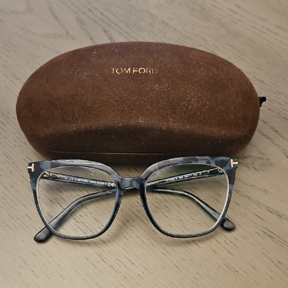Tom Ford Blue Cat-Eye Glasses